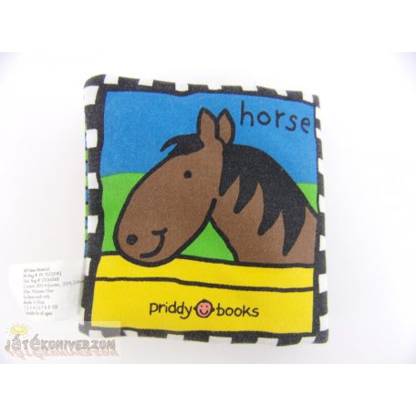 Priddy Books háziállatos textil babakönyv