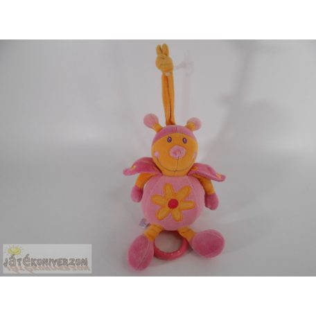 Fehn zenélő katica plüss babajáték