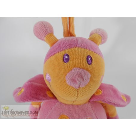 Fehn zenélő katica plüss babajáték