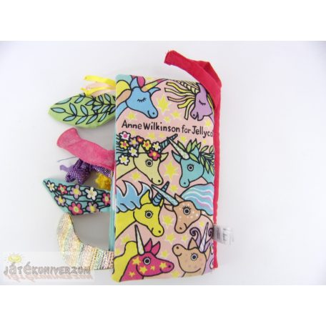 Jellycat Unicorn Tails babakönyv