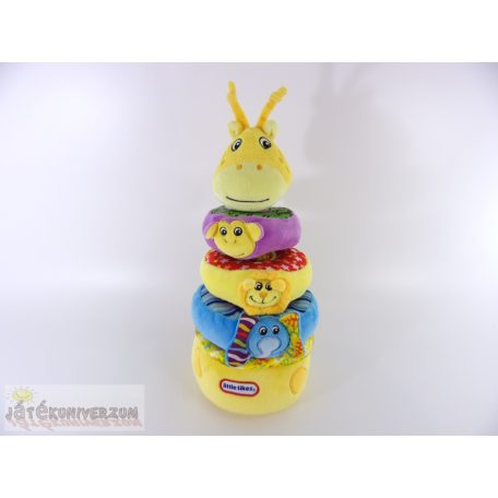 Little Tikes állatos toronyépítő plüss babajáték