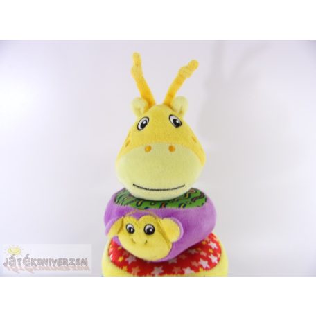 Little Tikes állatos toronyépítő plüss babajáték