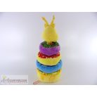 Little Tikes állatos toronyépítő plüss babajáték