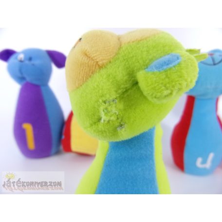 Állatos puha tekebábu szett