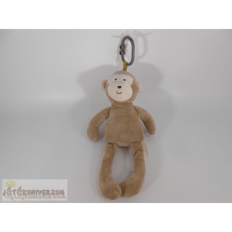 Rögzíthető csörgős majom plüss figura