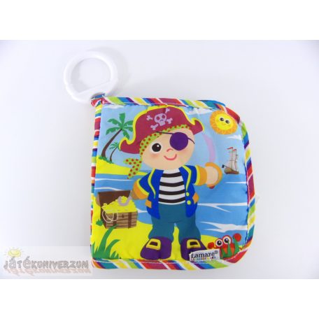 Lamaze kalóz mintás babakönyv