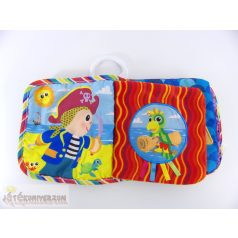 Lamaze kalóz mintás babakönyv