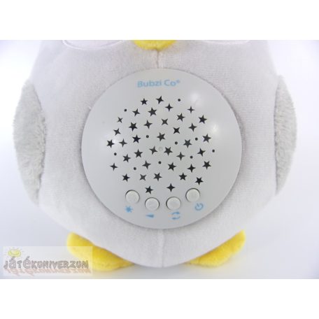 Bubzi Co baglyos elalvást segítő zenélő projektor plüss figura
