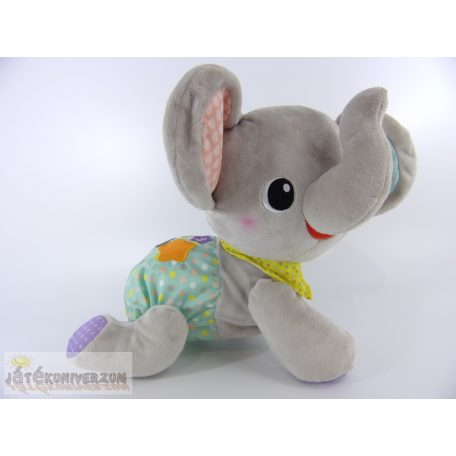 Vtech Kúszik velem elefánt plüss babajáték