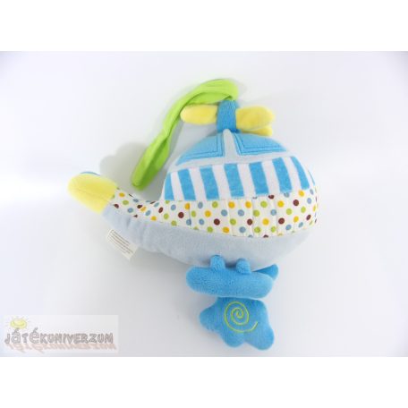 Zenélő helikopter repülő plüss figura