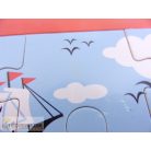 Kandytoys kalóz mintás fa puzzle kirakó