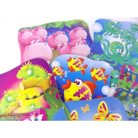 Grafix My First Animal Counting állatos puzzle kirakó