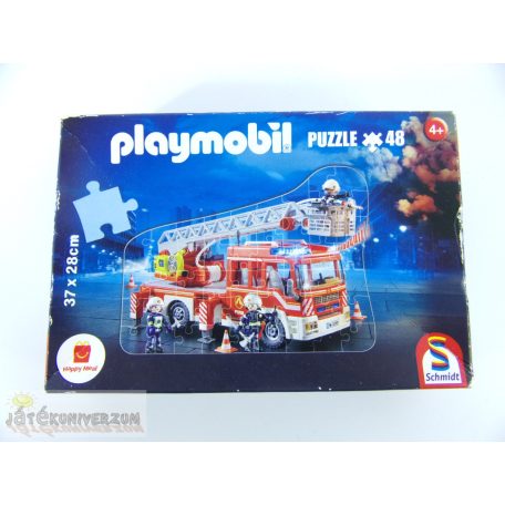 Playmobil tűzoltóautó puzzle kirakó