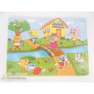 Meseszerű puzzle kirakó