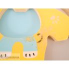 Goula cica puzzle fa formaillesztő játék