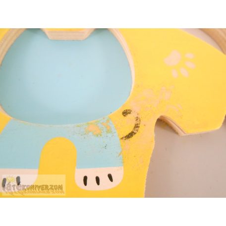 Goula cica puzzle fa formaillesztő játék