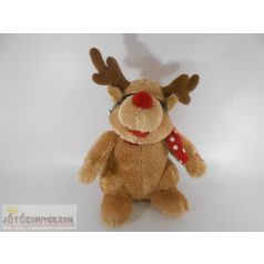 Interaktív zenélő rénszarvas plüss figura