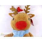 Soft Toy Christmas rénszarvas plüss figura