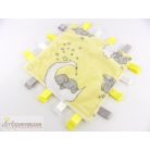 Elefánt mintás rongyi szundikendő alvókendő