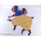 Elefántos rongyi szundikendő alvókendő