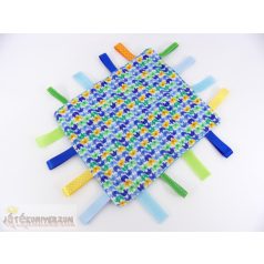   Szalaggal díszítet elefánt mintás rongyi szundikendő alvókendő