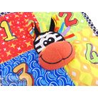 Zebrás rongyi szundikendő rágókával