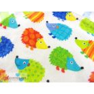 Szalaggal díszítet sünis rongyi szundikendő alvókendő