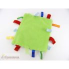 Szalaggal díszítet sünis rongyi szundikendő alvókendő