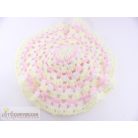 Horgolt nyuszis rongyi szundikendő alvókendő