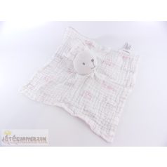 Purebaby nyuszi ujjbábos rongyi szundikendő alvókendő