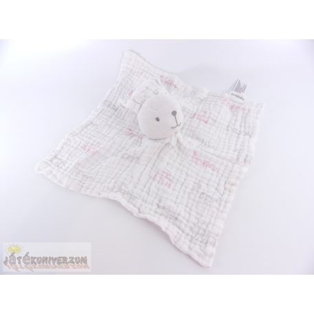 Purebaby nyuszi ujjbábos rongyi szundikendő alvókendő