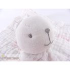 Purebaby nyuszi ujjbábos rongyi szundikendő alvókendő