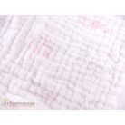 Purebaby nyuszi ujjbábos rongyi szundikendő alvókendő