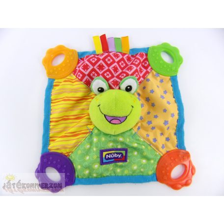 Nüby békás rongyi szundikendő alvókendő rágókával