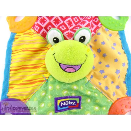 Nüby békás rongyi szundikendő alvókendő rágókával