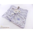 Nyuszis ujjbábos rongyi szundikendő alvókendő