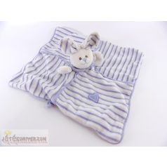 Nyuszis ujjbábos rongyi szundikendő alvókendő