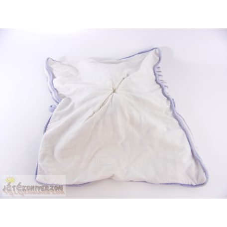 Nyuszis ujjbábos rongyi szundikendő alvókendő