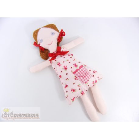 Textil játékbaba alvópajti