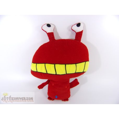 Ikea Sagoskatt Soft Toy Red Long Eyes Monster plüss figura