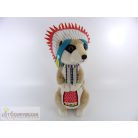 Szurikáta indián plüss figura