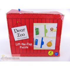Dear Zoo Lift the Flap Puzzle tanuló játék