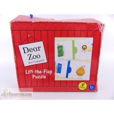 Dear Zoo Lift the Flap Puzzle tanuló játék