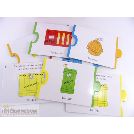 Dear Zoo Lift the Flap Puzzle tanuló játék