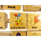 Carousel angol nyelvű tanuló fatábla