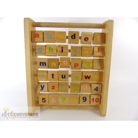 Carousel angol nyelvű tanuló fatábla