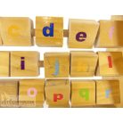 Carousel angol nyelvű tanuló fatábla