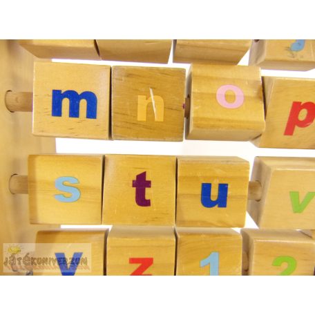 Carousel angol nyelvű tanuló fatábla