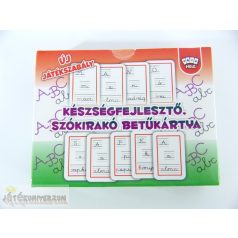 Készségfejlesztő szókirakó betűkártya