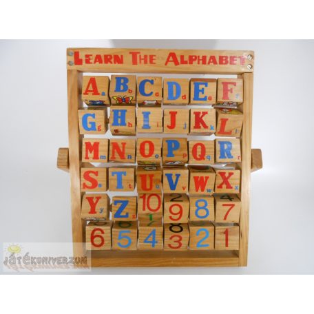 Learn The Alphabet fából készült felhajtható tanulójáték